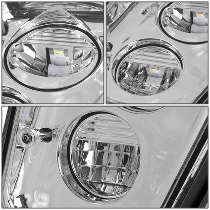 03-17 Volvo VN VNL VNM VNX LED Chrome Fog Lights