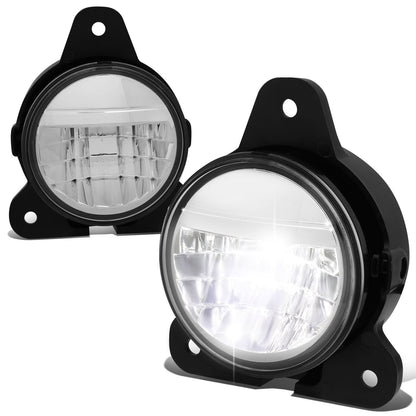 18-20 Volvo VNR Full LED Chrome Fog Lights - Reflector