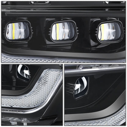 2021-2023 Ford F-150 LED Projector Fog Lights Black