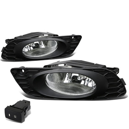 2012 Honda Civic 4-Door Fog Lights w/ Switch H11 Bulb Clear