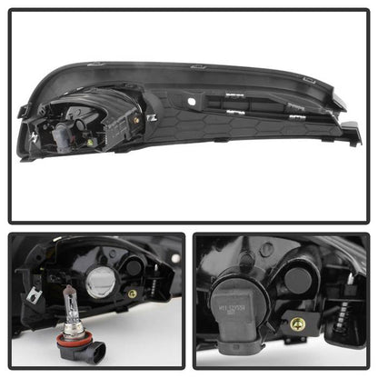 Spyder Honda Civic 2013-2014 4dr OEM Fog Light W/Switch Clear FL-HC2013-4D-C 5077745