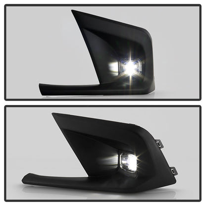 SPYDER 22-23 Honda Civic OEM Full LED Fog Lights w/ Switch - Clear 9051203