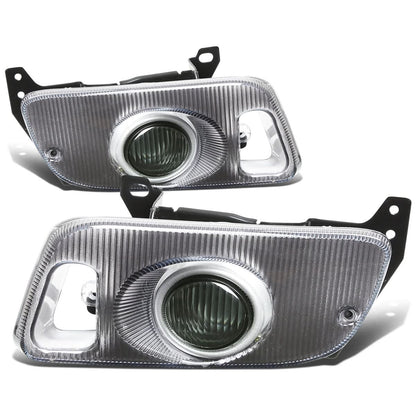 92-95 Honda Civic Fog Lights w/ Switch & H3 Bulb - Smoke