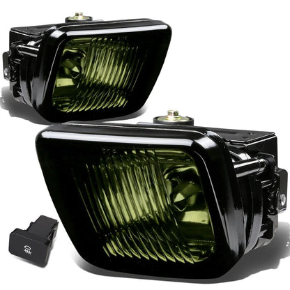 96-98 Honda Civic Fog Lights w/ Switch H3 Bulb Smoke