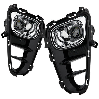 Spyder Kia Picanto 2018-2020 OEM Fog Lights W/Universal Switch - 9006(Included) - Clear 5087058