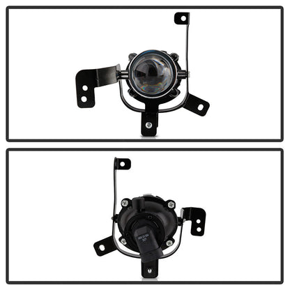 Spyder Kia Picanto 2018-2020 OEM Fog Lights W/Universal Switch - 9006(Included) - Clear 5087058