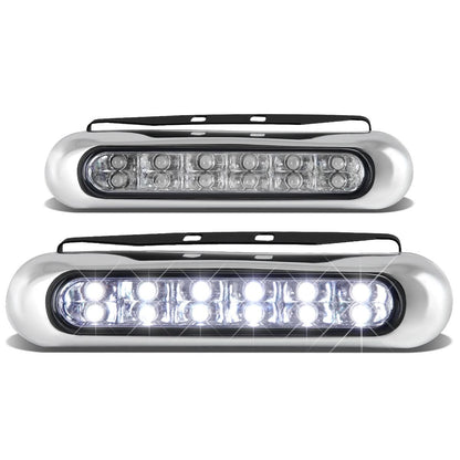 Universal 12 LED DRL Clear Fog Lights