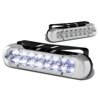 Universal 16 LED DRL Clear Fog Lights