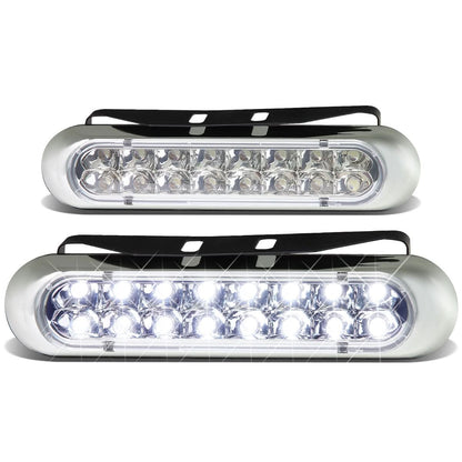 Universal 16 LED DRL Clear Fog Lights
