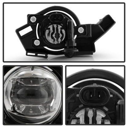 SPYDER 22-24 Nissan Ariya Full LED Fog Lights w/Switch (FL-NA22-LED-C) 9054259
