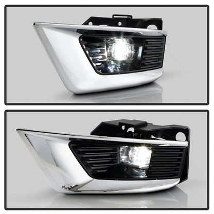 SPYDER 21-23 Nissan Armada Full LED OEM Fog Lights w/Switch (FL-NARM2021-LED-C) 9051241