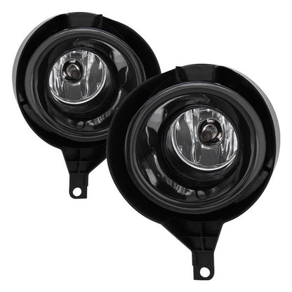 Spyder 05-16 Nissan Frontier Metal Chrome Bumper ONLY OEM Fog Lights w/Switch - Clear (FL-NF05-M-C) 5084972