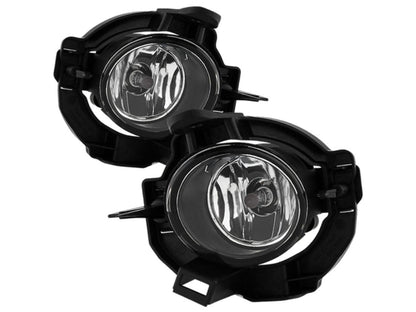 Spyder Nissan Rogue 2008-2013 OEM Fog Lights W/Cover and Switch - Clear