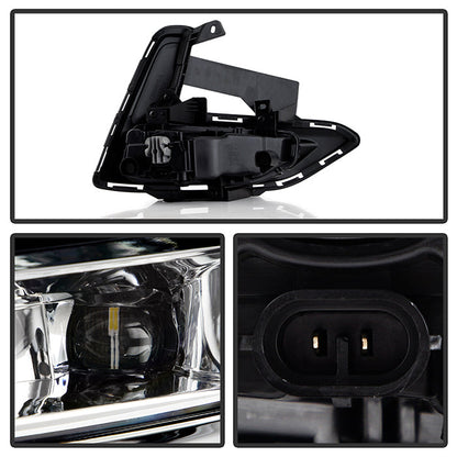 SPYDER 20-22 Nissan Sentra OEM LED Fog Light - Clear (FL-NS20-LED-C) 9051319