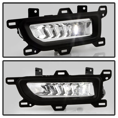 SPYDER 20-22 Nissan Titan OEM Style Fog Lights w/Switch (Bulbs Size - 5W) - Clear (FL-NT2020-LED-C) 9051333