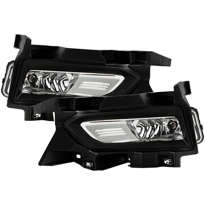 SPYDER 20-22 Nissan Versa OEM Fog Lights w/ Switch - Clear (FL-NV20-C) 9052248