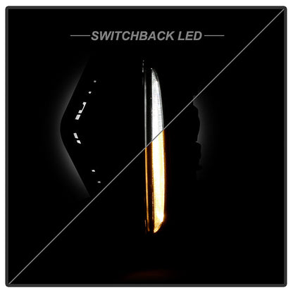 SPYDER 19-21 Toyota RAV4 OEM Full LED Fog Light w/ Switch - Clear (FL-TRAV419-LED-C) 9051357