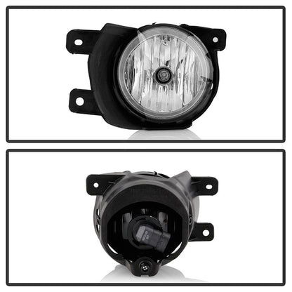 Spyder Toyota Sequoia 08-16 OEM Style Fog Lights w/OEM Fit Switch - Fog Bulbs-4145(Included) - Clear 5087133