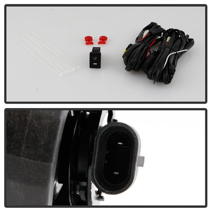 Spyder Toyota Sequoia 08-16 OEM Style Fog Lights w/OEM Fit Switch - Fog Bulbs-4145(Included) - Clear 5087133