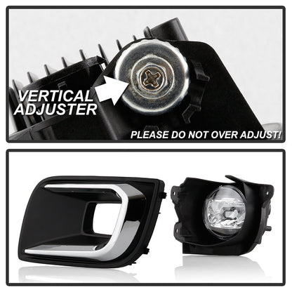 Spyder Toyota Sequoia 2018-2020 OEM Style LED Fog Lights w/OEM Fit Switch - Clear 5087140