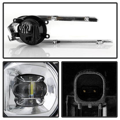 SPYDER 21-23 Toyota Sienna (LE-XLE Models Only) OEM Full LED Fog Lights w/Switch 9051364