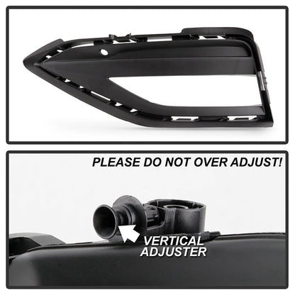 Spyder VW Jetta 19-20 OEM Style Fog Lights w/Universal Switch - Clear (FL-VJ2019-C) 5087164
