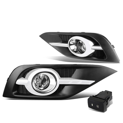 2012-2014 Honda CRV Fog Lights w/ Chrome Trim & Switch