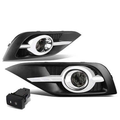 2012-2014 Honda CR-V Fog Lights with Chrome Trim & Switch H11 Bulb