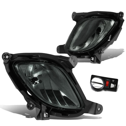 2010-2012 Hyundai Genesis Coupe Fog Lights w/Switch - Smoke
