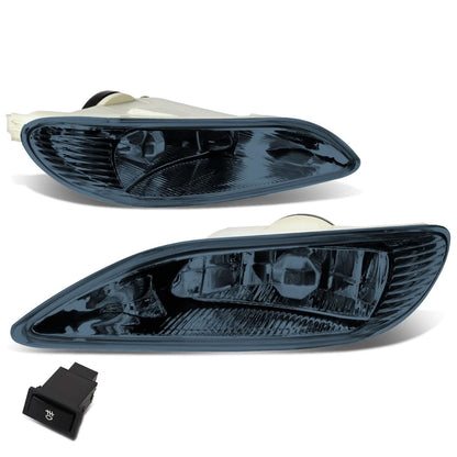 02-08 Toyota Camry Corolla Solara Fog Lights w/ Switch Smoke