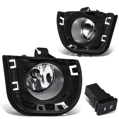 2014-2016 Scion tC Fog Lights with Switch & Bezel - Chrome/Clear