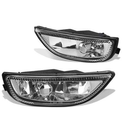 01-02 Toyota Corolla H11 Chrome Clear Fog Lights