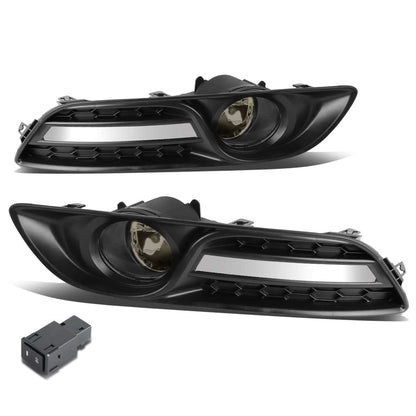 2013-2016 Nissan Sentra 4-Door Fog Lights with Switch & Bezel - Smoke