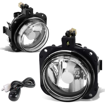 02-08 Mitsubishi Eclipse/Galant Fog Lights with Switch Chrome/Clear