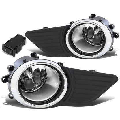 2011-2017 Toyota Sienna Fog Lights with Switch Chrome Bezel H11