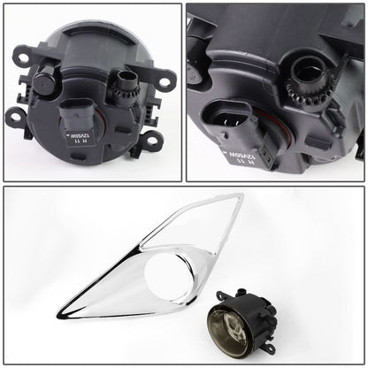 2013-2016 Scion FR-S Fog Lights with Switch & Bezel - Smoke