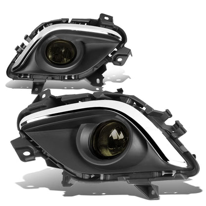 2014-2016 Mazda 6 Fog Lights with Switch & Chrome Trim - Smoke