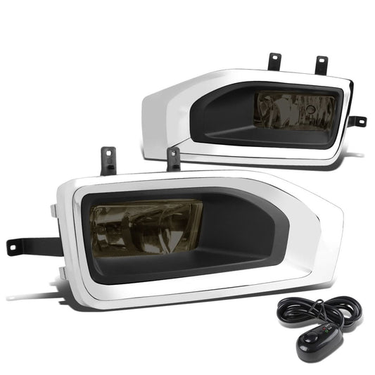2015-2018 GMC Yukon Smoke Fog Lights with Switch & Bezel