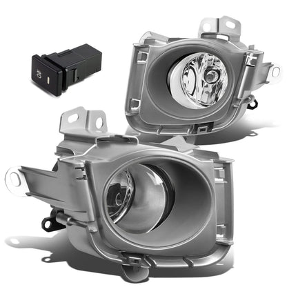 2010-2012 Toyota Prius Fog Lights with Switch & Bezel - H11 Chrome