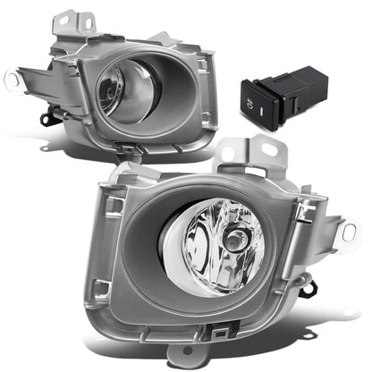 2010-2012 Toyota Prius Fog Lights with Switch & Bezel - H11 Chrome