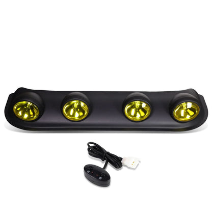 Universal Roof Top Running Fog Lights with Switch H3 Amber