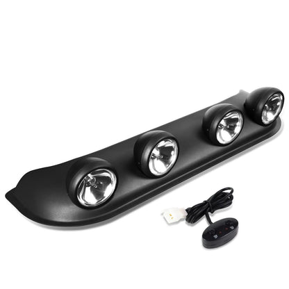 Universal Fog Lights Roof Top Running Light with Switch H3 Clear