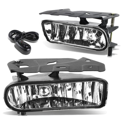 02-06 Cadillac Escalade Fog Lights with Switch Chrome Clear
