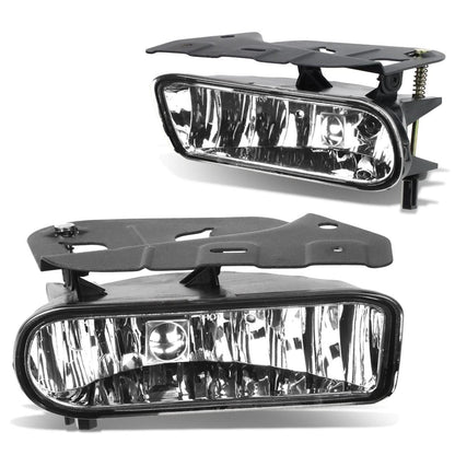 2002-2006 Cadillac Escalade Bolt-On Fog Lights Chrome Clear 899 Bulb