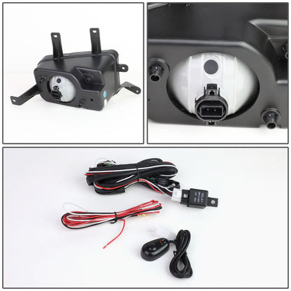 15-20 Chevy Tahoe/Suburban Smoke Fog Lights with Switch & Black Bezel