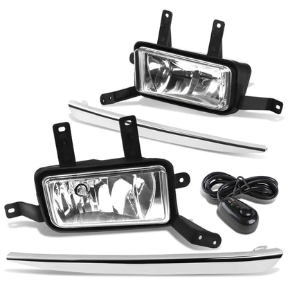 15-20 Chevy Tahoe Suburban Fog Lights with Switch Chrome Bezel