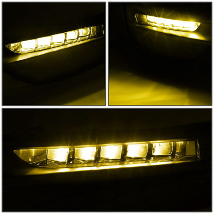 2016-2017 Honda Accord High Powered LED Fog Lights with Switch & Bezel