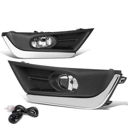 2017-2018 Honda CR-V Fog Lights with Chrome Trim Bezel