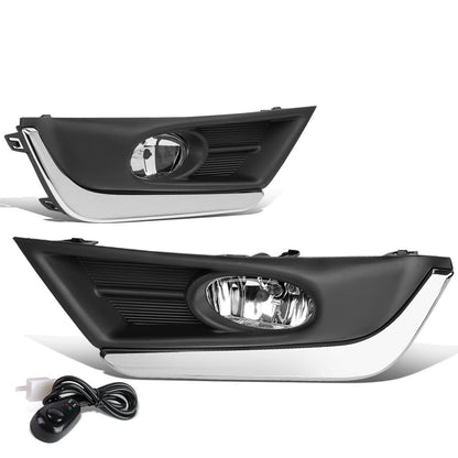 2017-2018 Honda CR-V Fog Lights with Chrome Trim Bezel