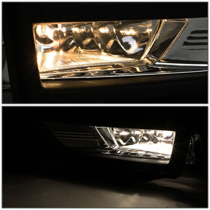 2017-2018 Nissan Rogue Smoke Fog Lights with Black Bezel